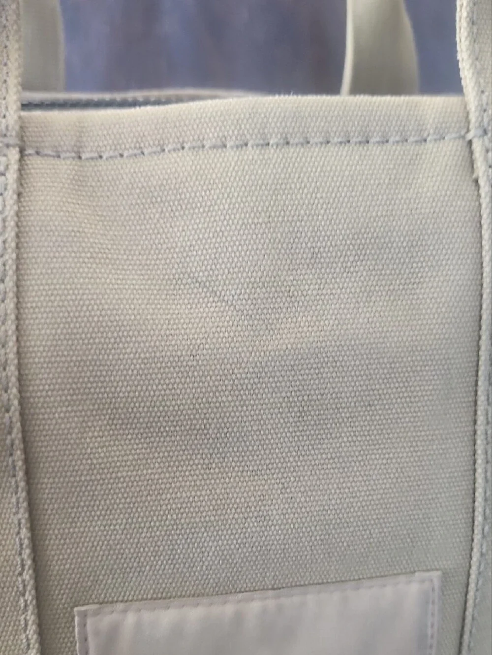 Marc Jacobs Grern Canvas Tote with White Logo